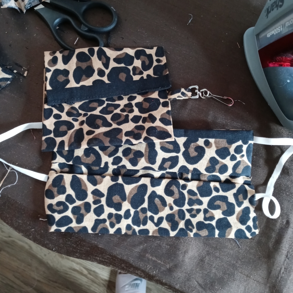 Mask and key litle purse